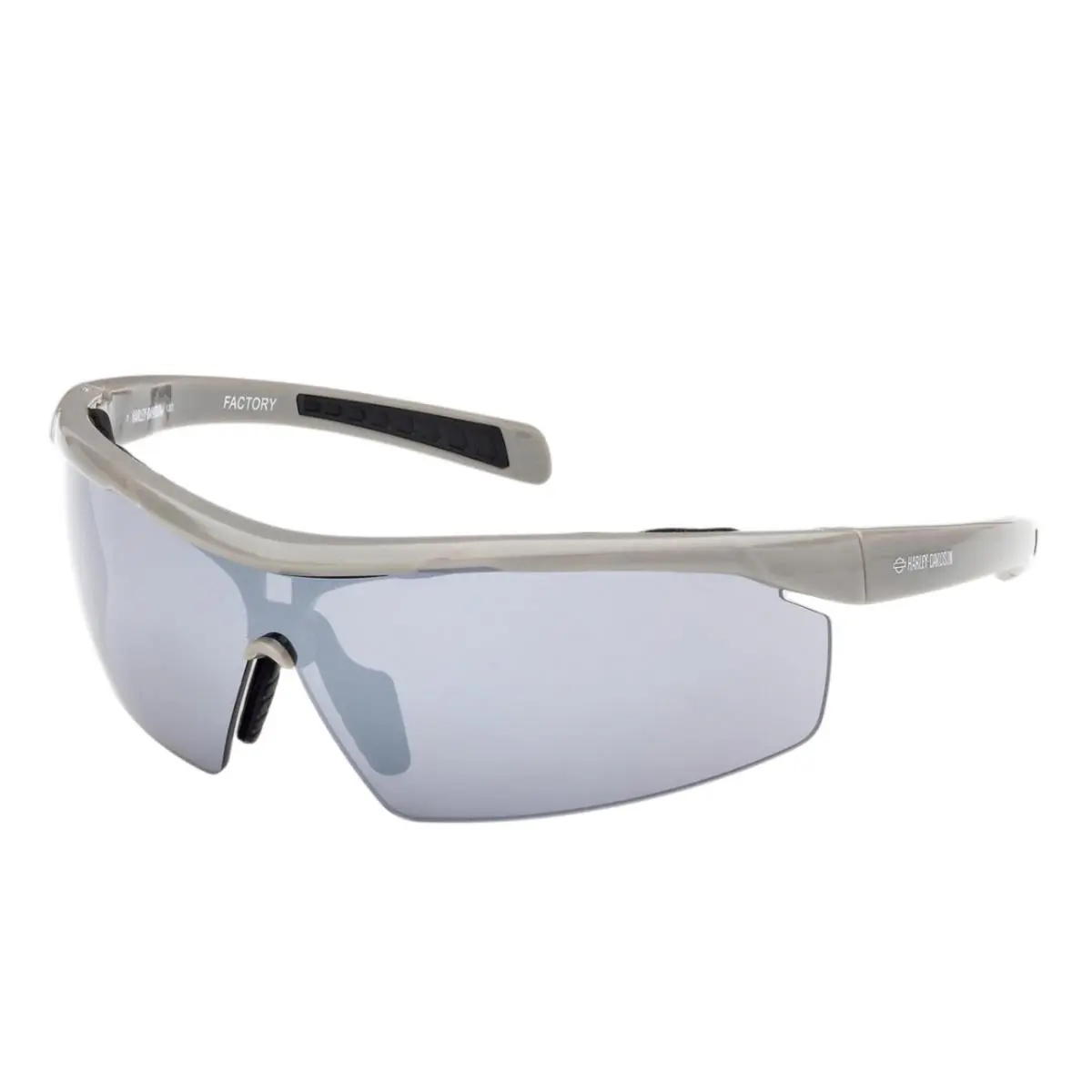 Share Harley-davidson Men`s Gray Riding Sports Sunglasses Black Smoke Lens by Harley Davidson