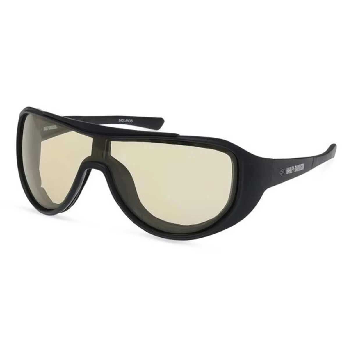 Harley-davidson Mens Badlands Shield Photochromic Sunglasses Matte Black Frames by Harley Davidson