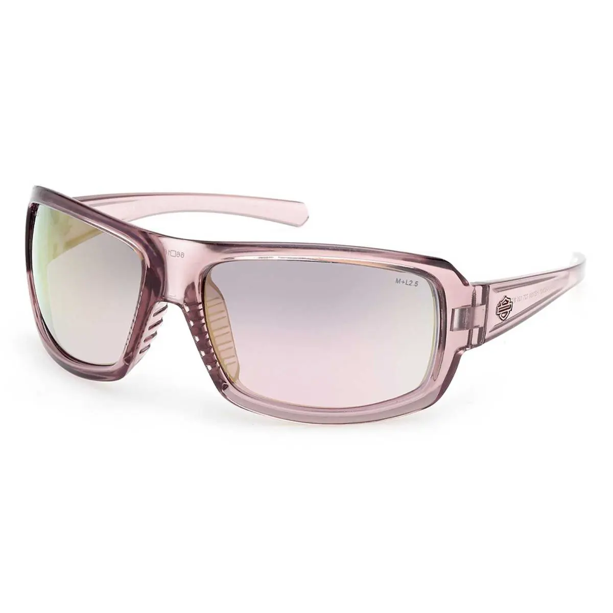 Harley-davidson Men`s Common Bond Sunglasses Pink Crystal Frames/smoke Lens