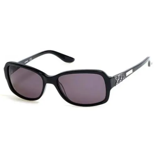 Sunglasses HD 0300X 01A Shiny Black / Smoke 56mm HD0300X by Harley Davidson