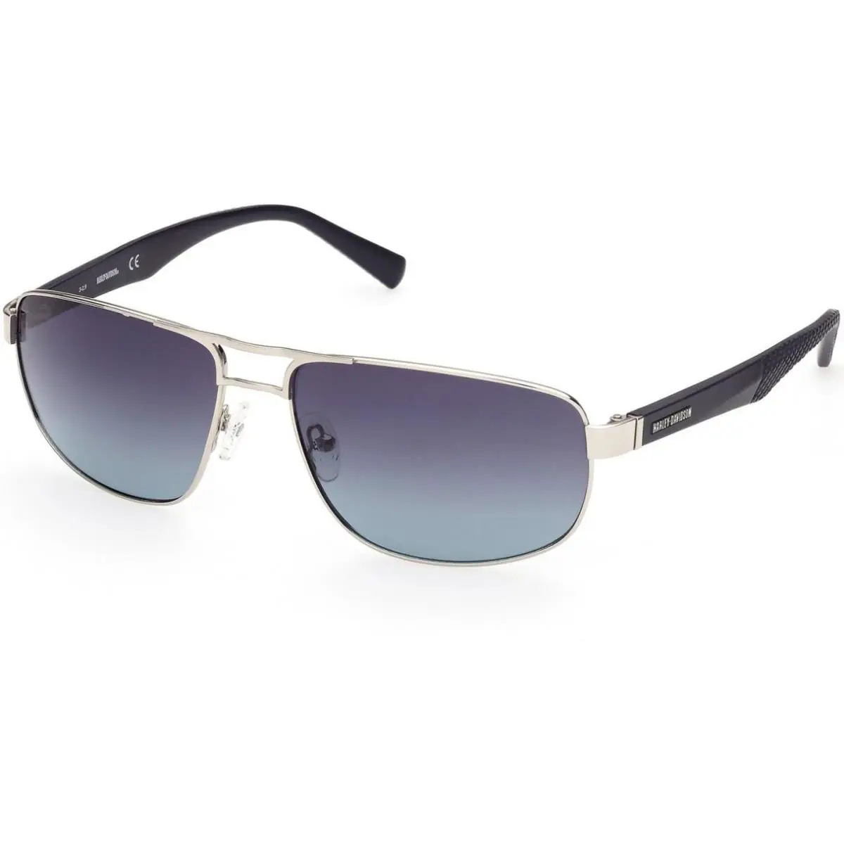 Harley-davidson HD 0946X Sunglasses 10D Shiny Antiqued Light Nickelt