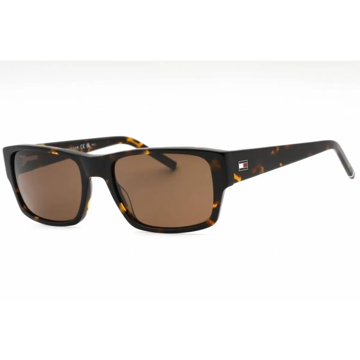 Men`s Sunglasses Havana Rectangular Frame TH 2017/S 0086 70 by Tommy Hilfiger