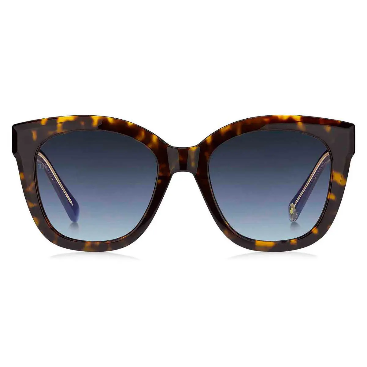 TH 1884/S Sunglasses Havana Gray Shaded Blue 52mm by Tommy Hilfiger