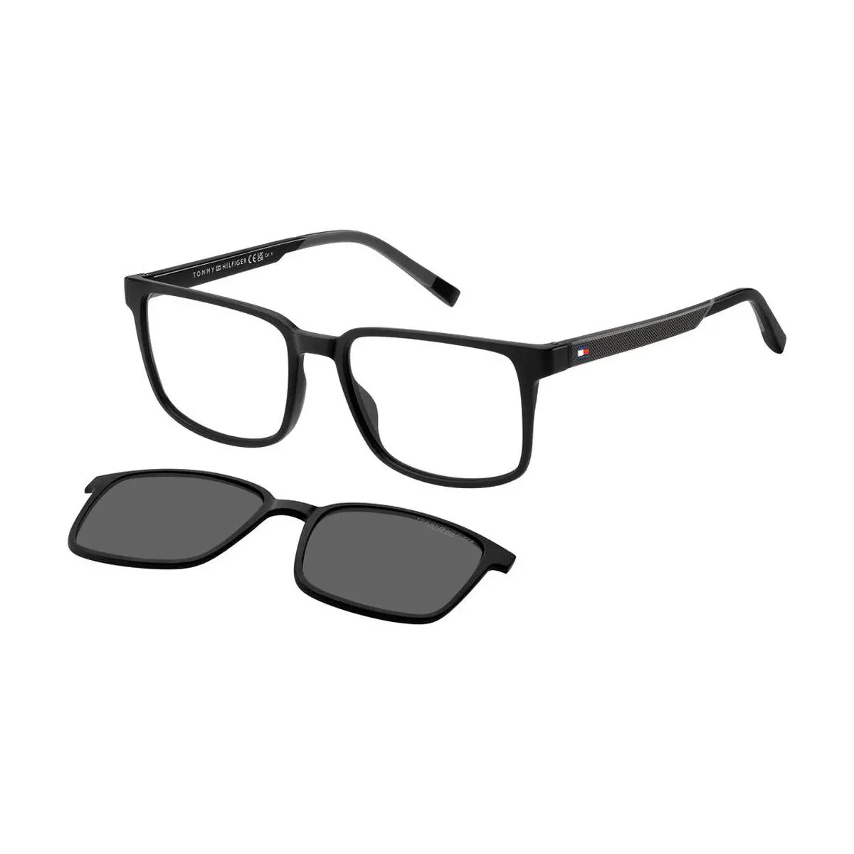 Tommy Hilfiger TH 2145/CS Sunglasses Male Black Gray 55mm