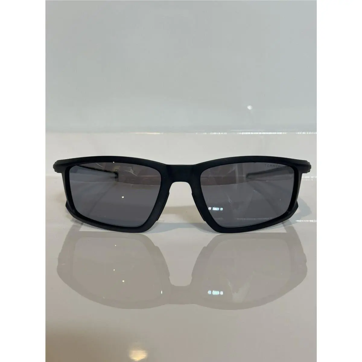 Tommy Hilfiger 1914S Matte Blue Wraparound Silver Flash Mirror Sunglasses