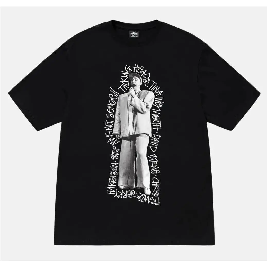 Stussy x Talking Heads Stop Making Sense T-shirt Black