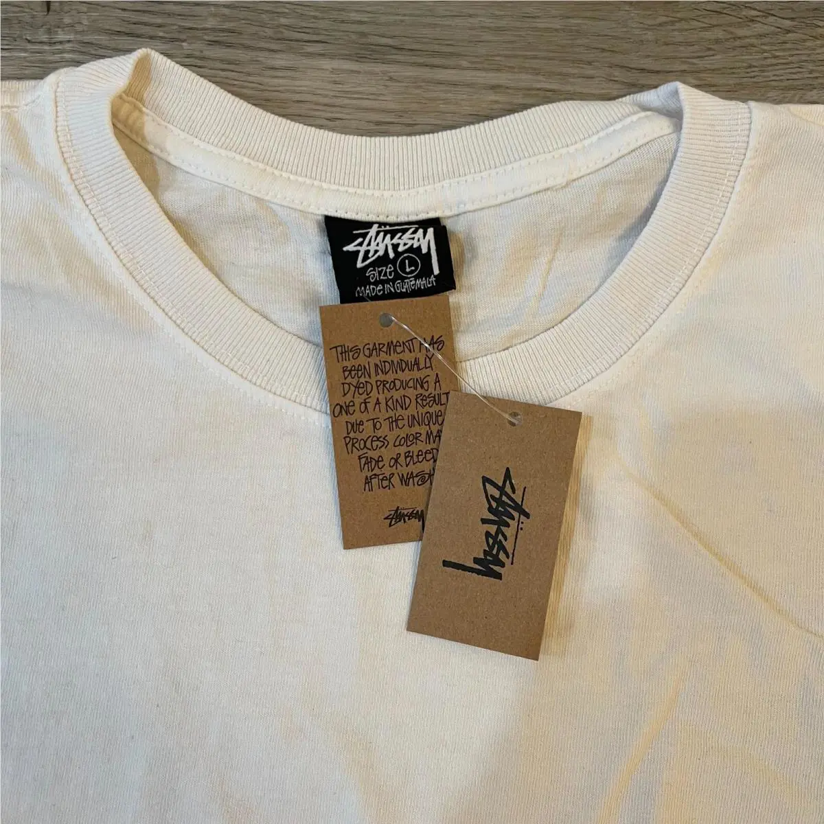 Stussy  clothing - Stussy 1st Venus Pigment Dyed Tee - 1904977 - Natural (UPC: 195292438065) 4
