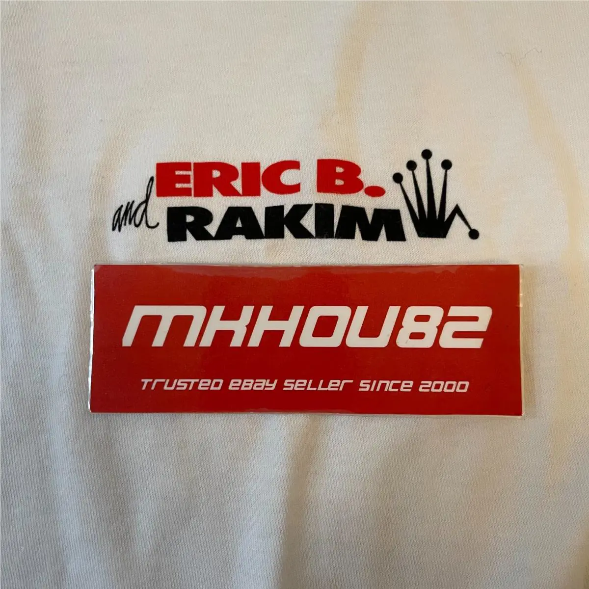 Stussy  clothing - Stussy Eric B and Rakim Move The Crowd L/S Tee - White (UPC: 191043516433) 2