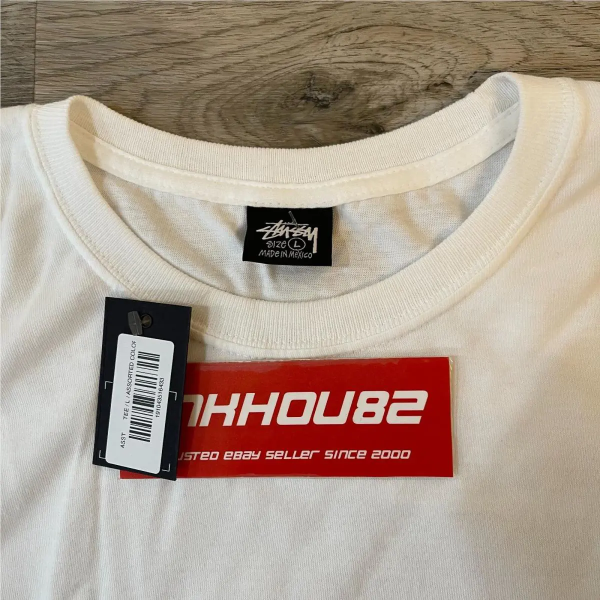 Stussy  clothing - Stussy Eric B and Rakim Move The Crowd L/S Tee - White (UPC: 191043516433) 4