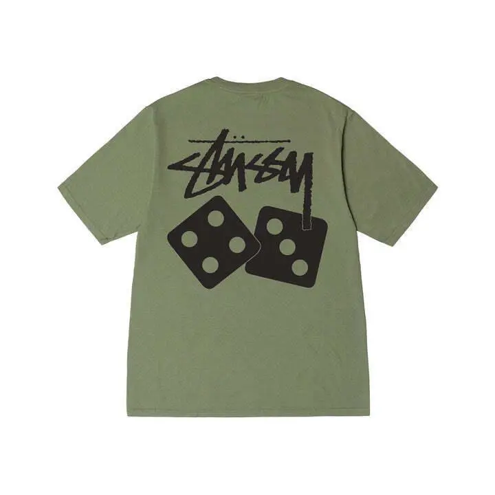 Stussy Dice Pigment Dyed Tee Artichoke Size L