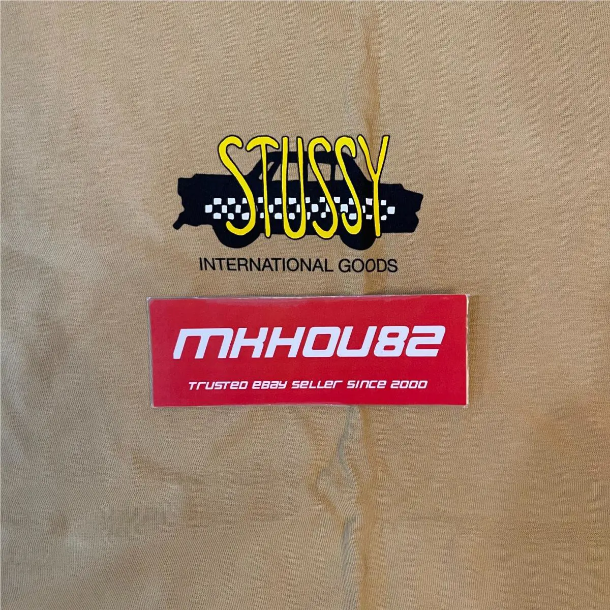 Stussy  clothing - Stussy Taxi Cab - Taxi Cab - Khaki (UPC: 191043516259) 2