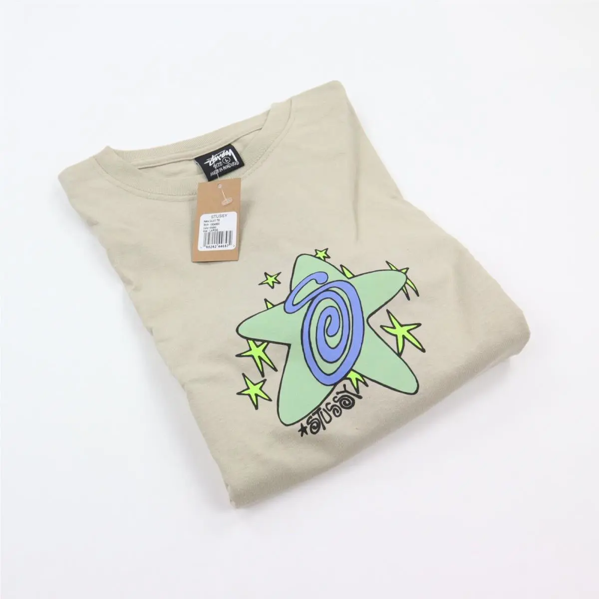Stussy  clothing - Stussy Galaxy Tee - Galaxy Tee - Beige 1