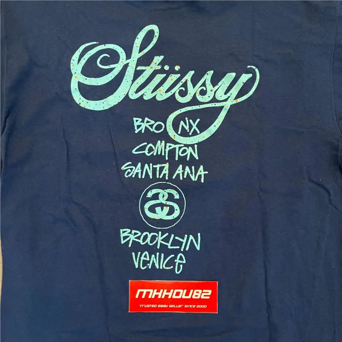 Stussy  clothing - New Stussy x Nike World Tour Tee - Black (UPC: 195292185761) 2