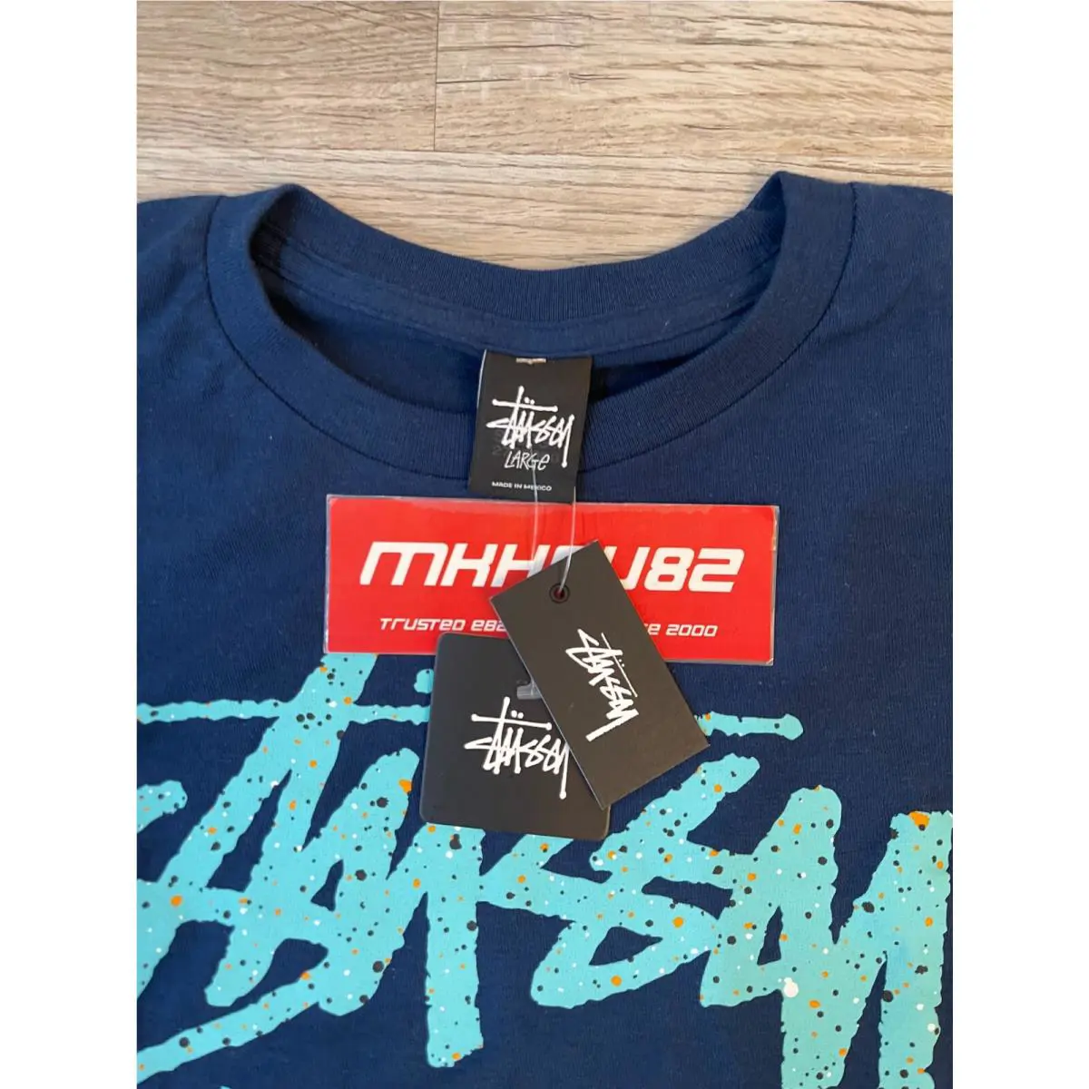 Stussy  clothing - New Stussy x Nike World Tour Tee - Black (UPC: 195292185761) 3