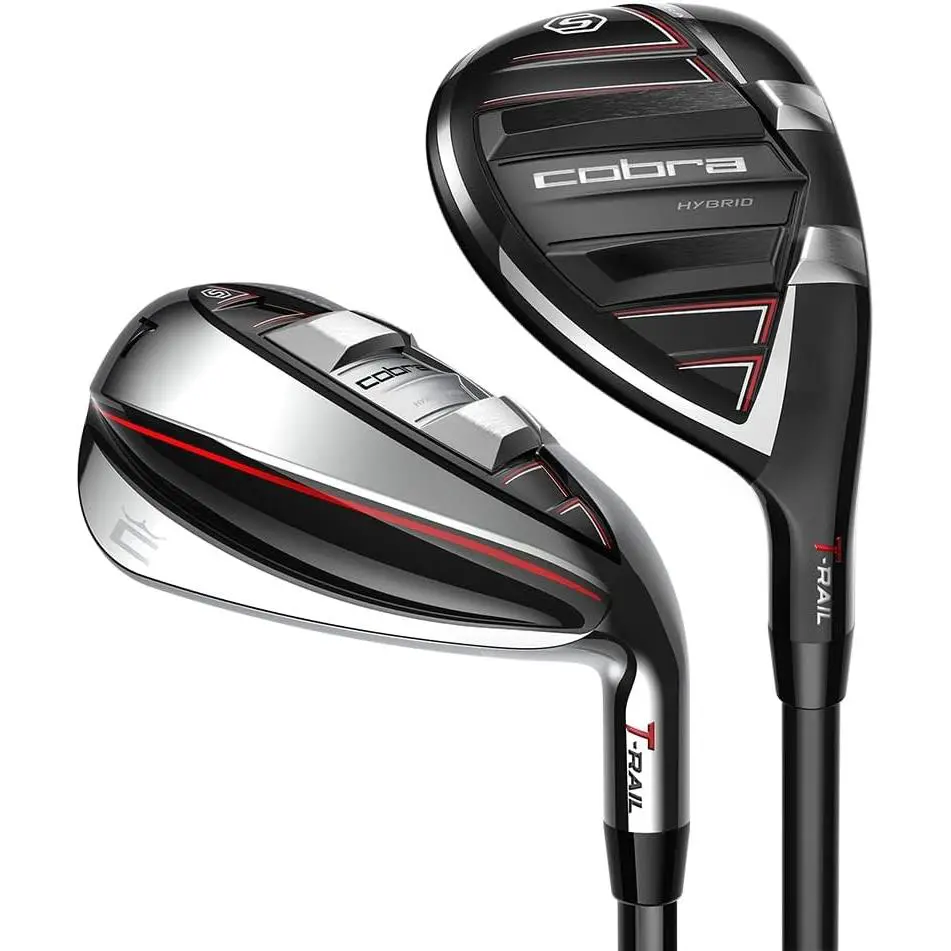 Left Handed Cobra T-rail 2023 Combo Irons 4H 5-Pw Graphite Senior 423549