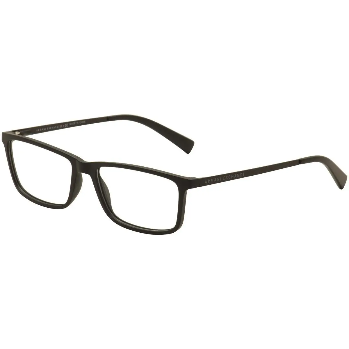 Armani Exchange Men`s Eyeglasses AX3027 3027 8078 Matte Black Optical Frame 55mm