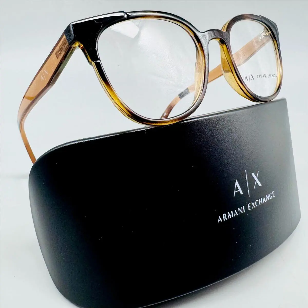 Armani Exchange AX 3051 / 8224 51-19-140 mm Brown Eyeglasses