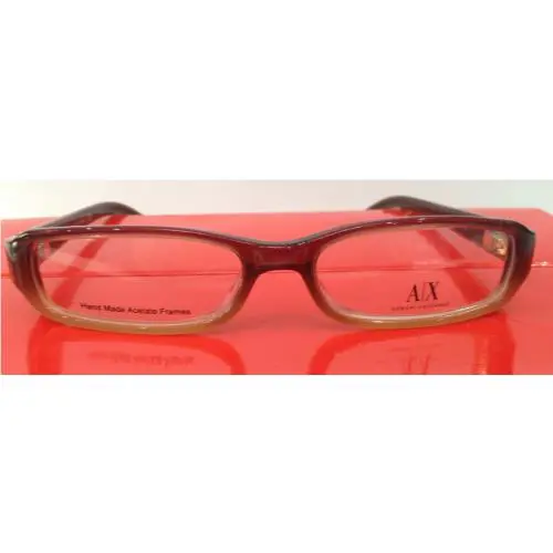 Armani Exchange AX202 Burgundy Brown DH1 Plastic Eyeglasses Frame Store Display