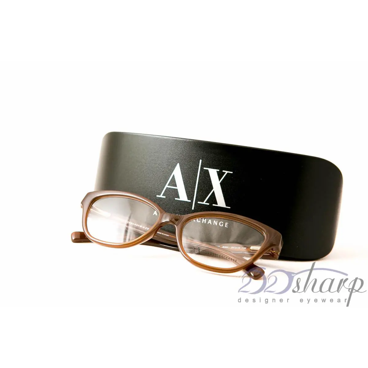Eyeglasses-ax 3013 8092 Brown Milky by Armani Exchange