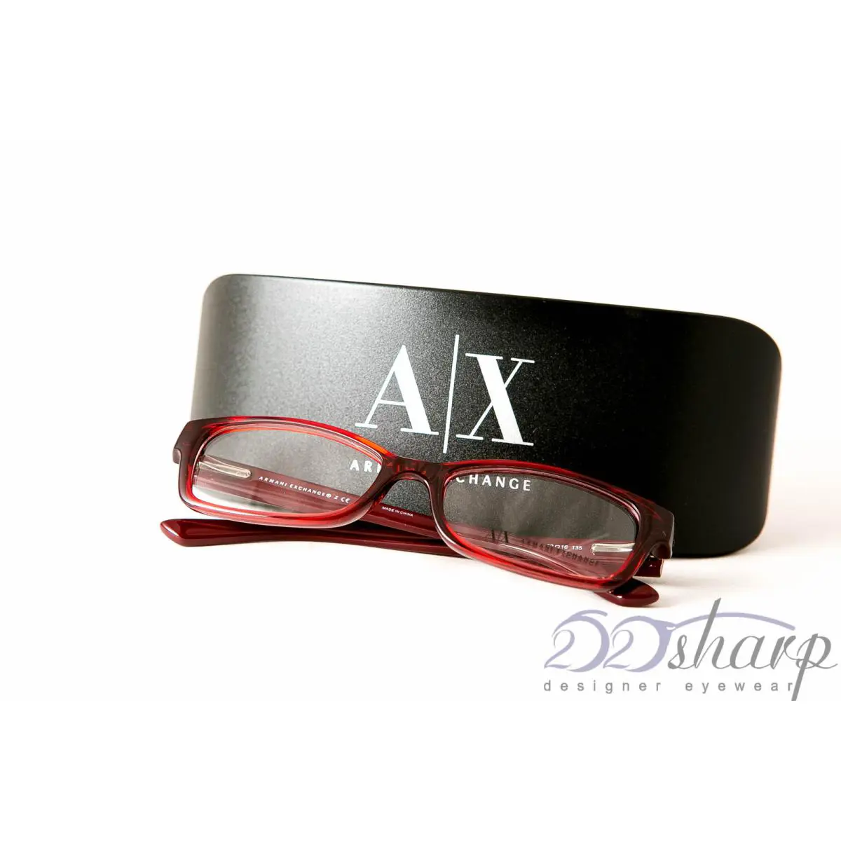 Armani Exchange Eyeglasses-ax 3017 8118 Burgundy Transparant