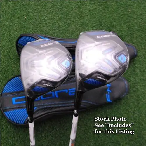 Cobra F-max Airspeed Offset Fairways -left Hand- Matched Set 3 5 Wood Stiff -new