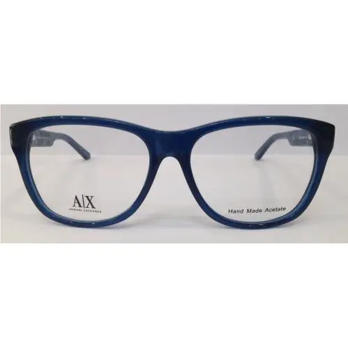 AX 237 Blue Bbo Big Plastic Eyeglasses Frame 53MM by Armani Exchange ...