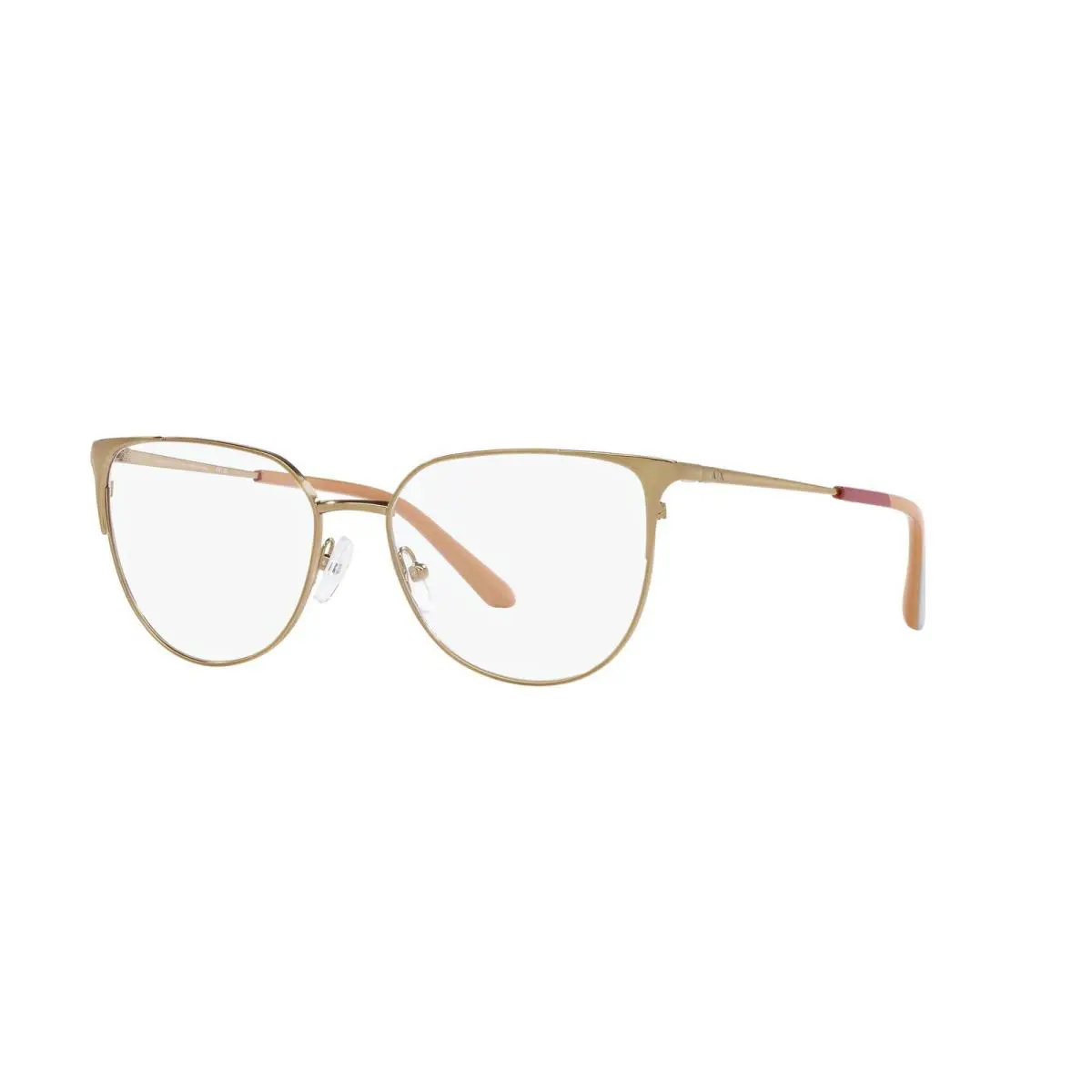 Armani Exchange Eyeglasses AX1058 6110 54mm Shiny Pale Gold / Demo Lens