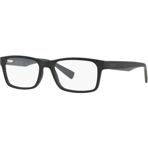 A X Armani Exchange Men`s AX3038F 8199 56mm Rectangular Black Eyewear Frames