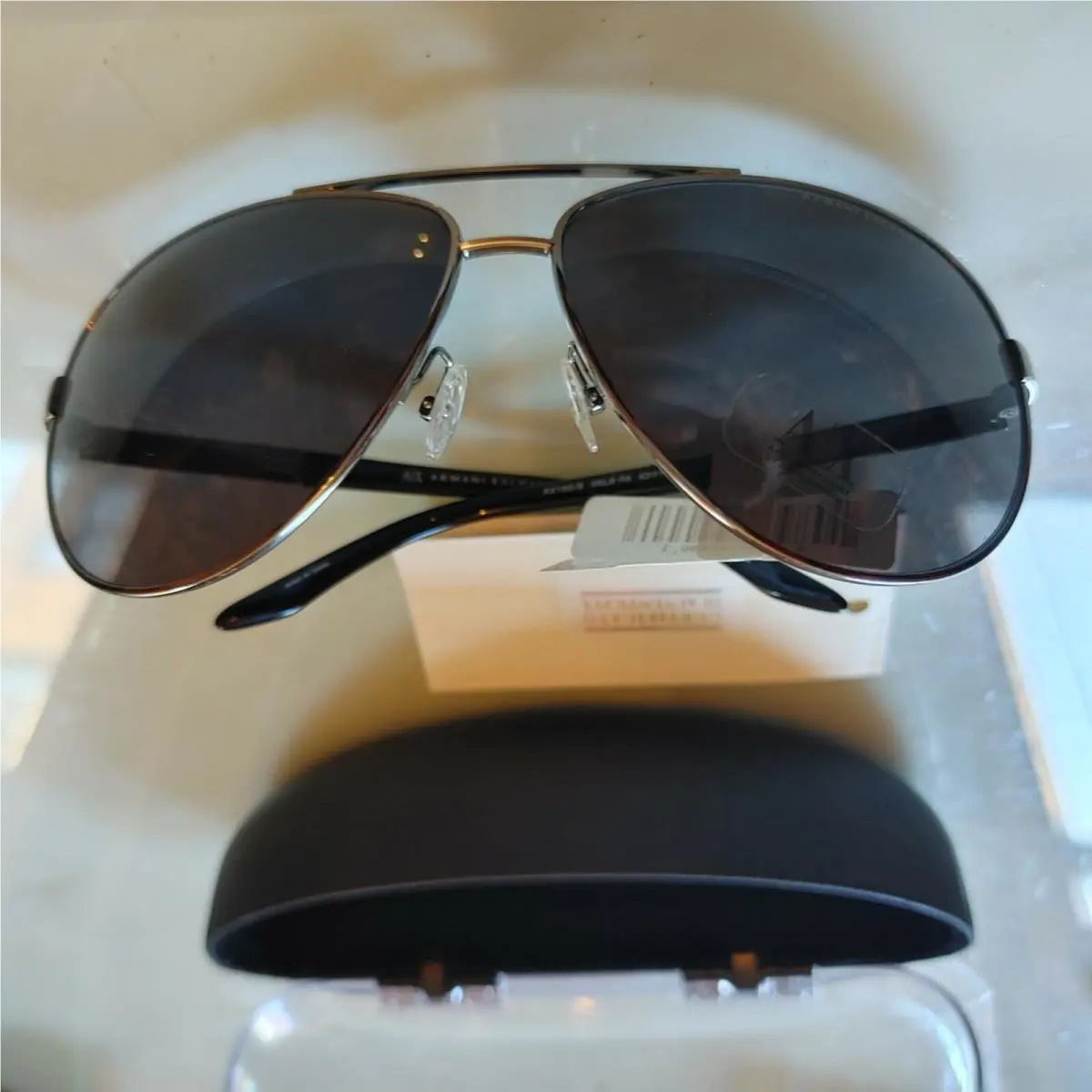 Armani Exchange Aviator Sunglasses Retail Over