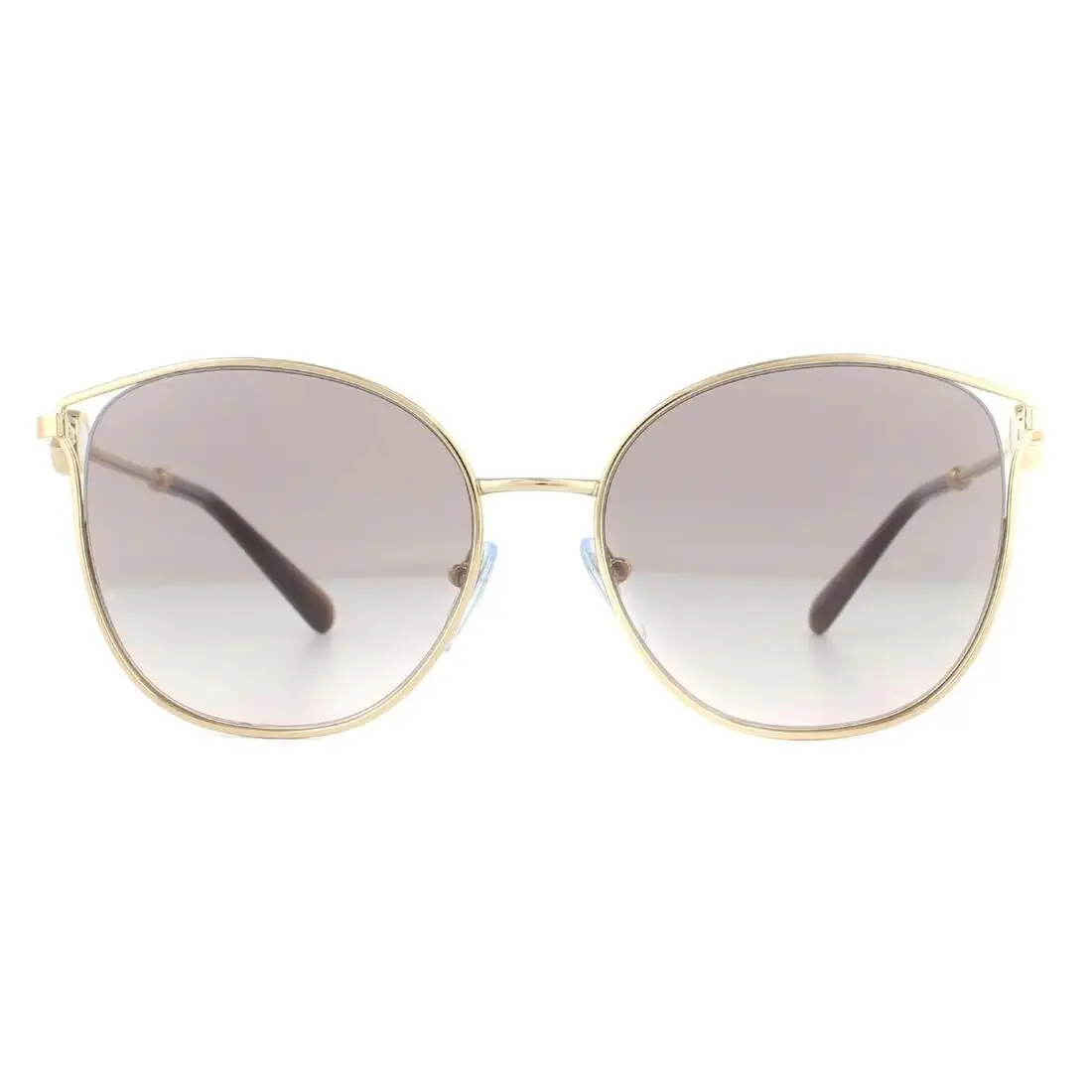 Iconic BV6114 Metal Frame Womens Sunglasses 55mm 20143B Pink Gold by Bvlgari
