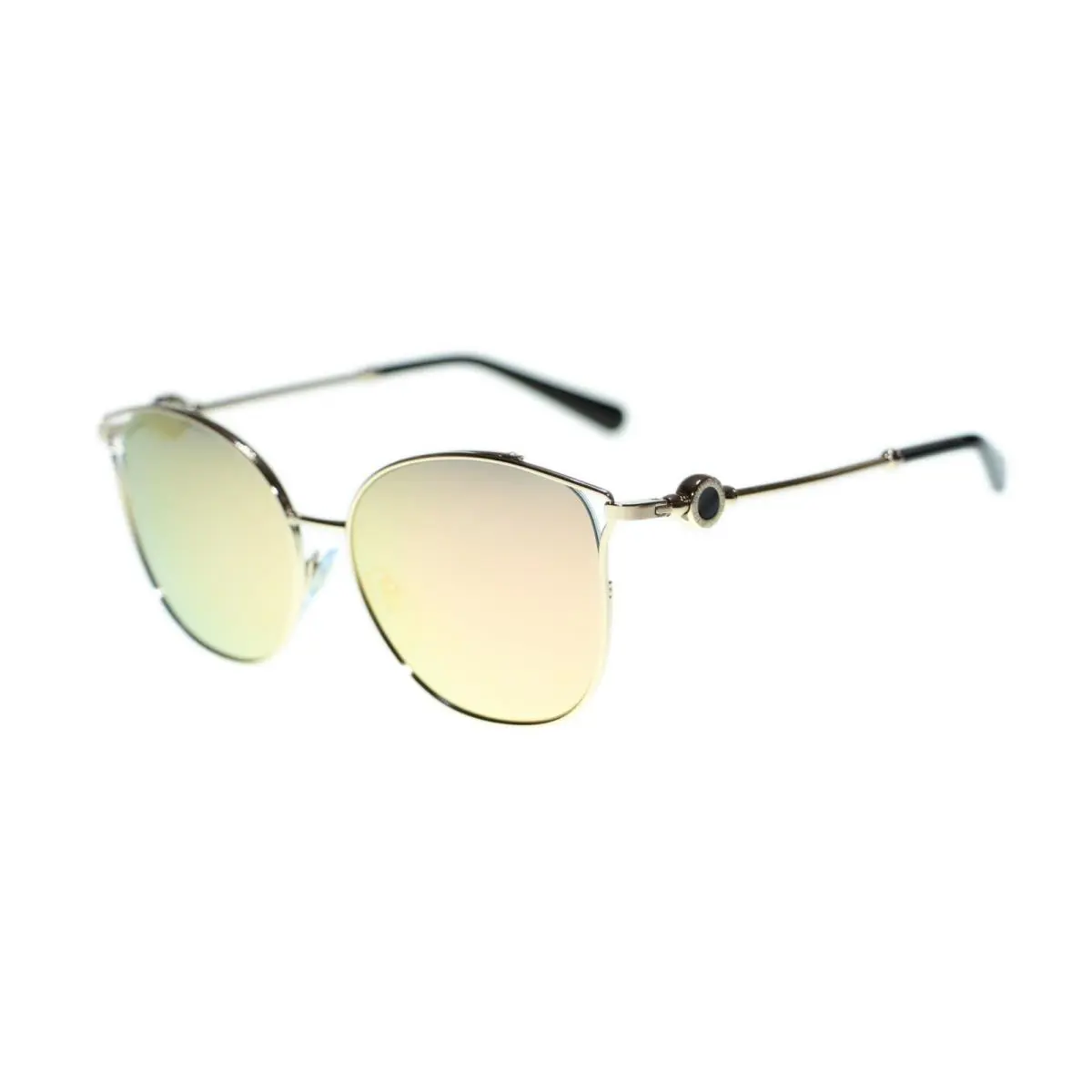 BV6114 Metal Frame Shades Womens Sunglasses 20144Z Gold by Bvlgari