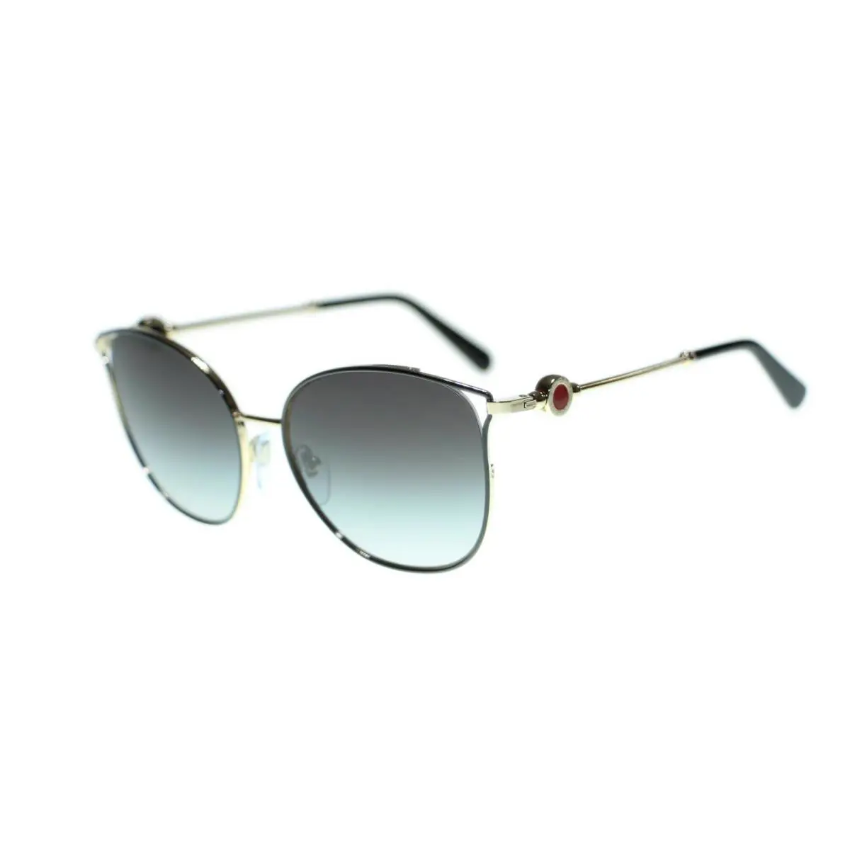 BV6114 Metal Frame Shades Womens Sunglasses 20188G Grey by Bvlgari