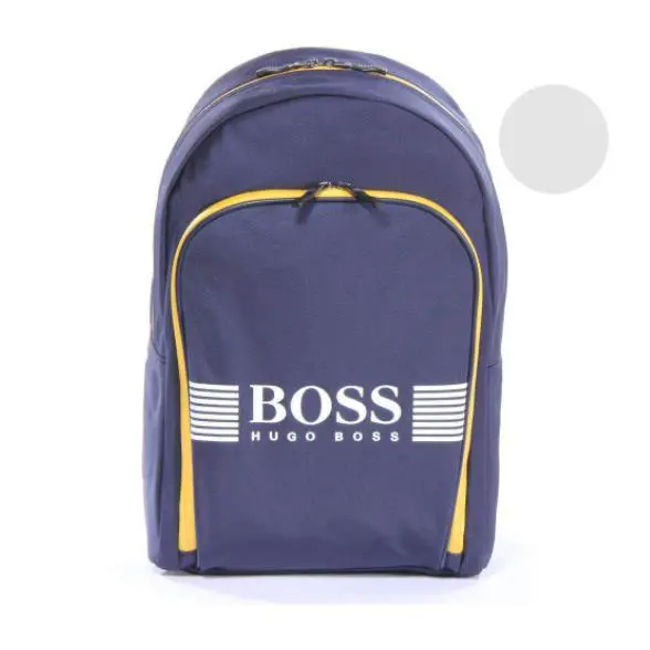 Hugo Boss Men`s Pixel Backpack Polyamide Back Pack Navy Blue Bag