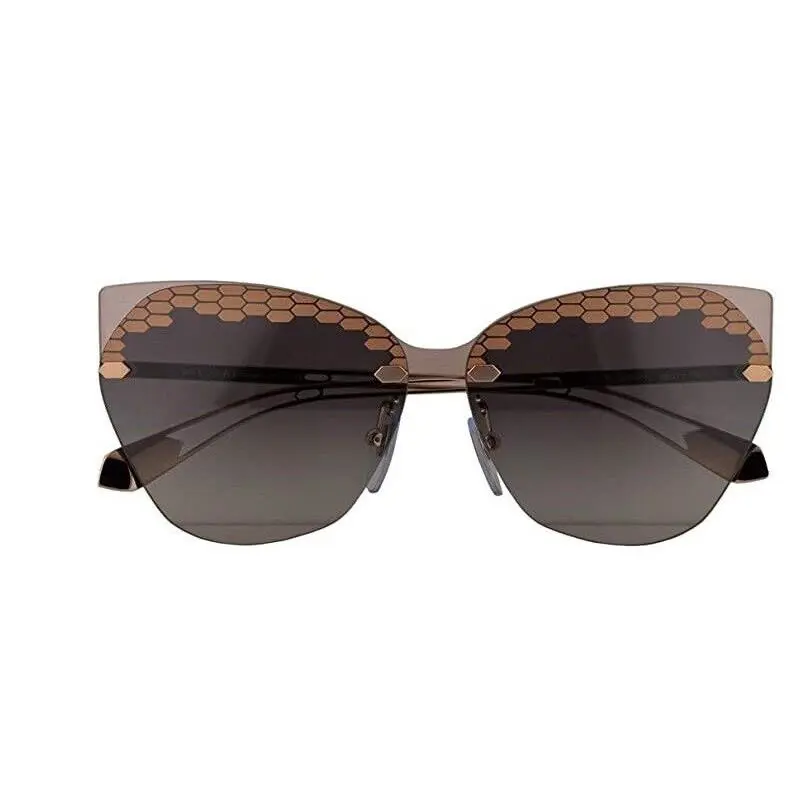 Bvlgari BV6107 Sunglasses Pink Transparent W/grey Gradient 62mm Lens 205011 BV 6