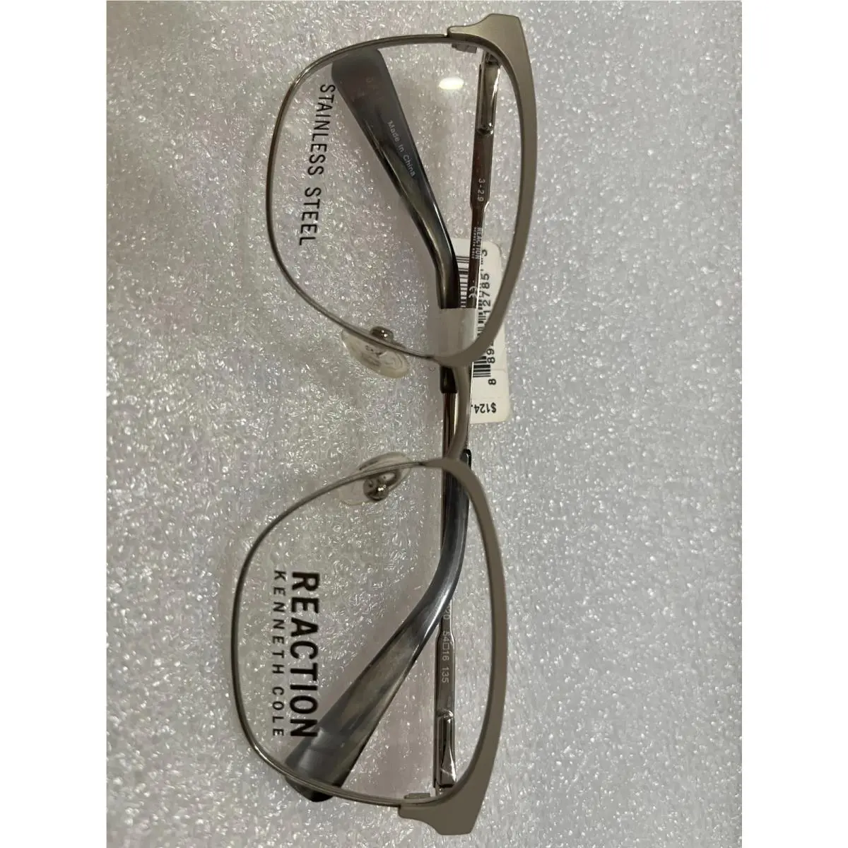 Kenneth Cole Reaction Eyeglasses Beige Stainless KC0844-1 Optical 54-16-135