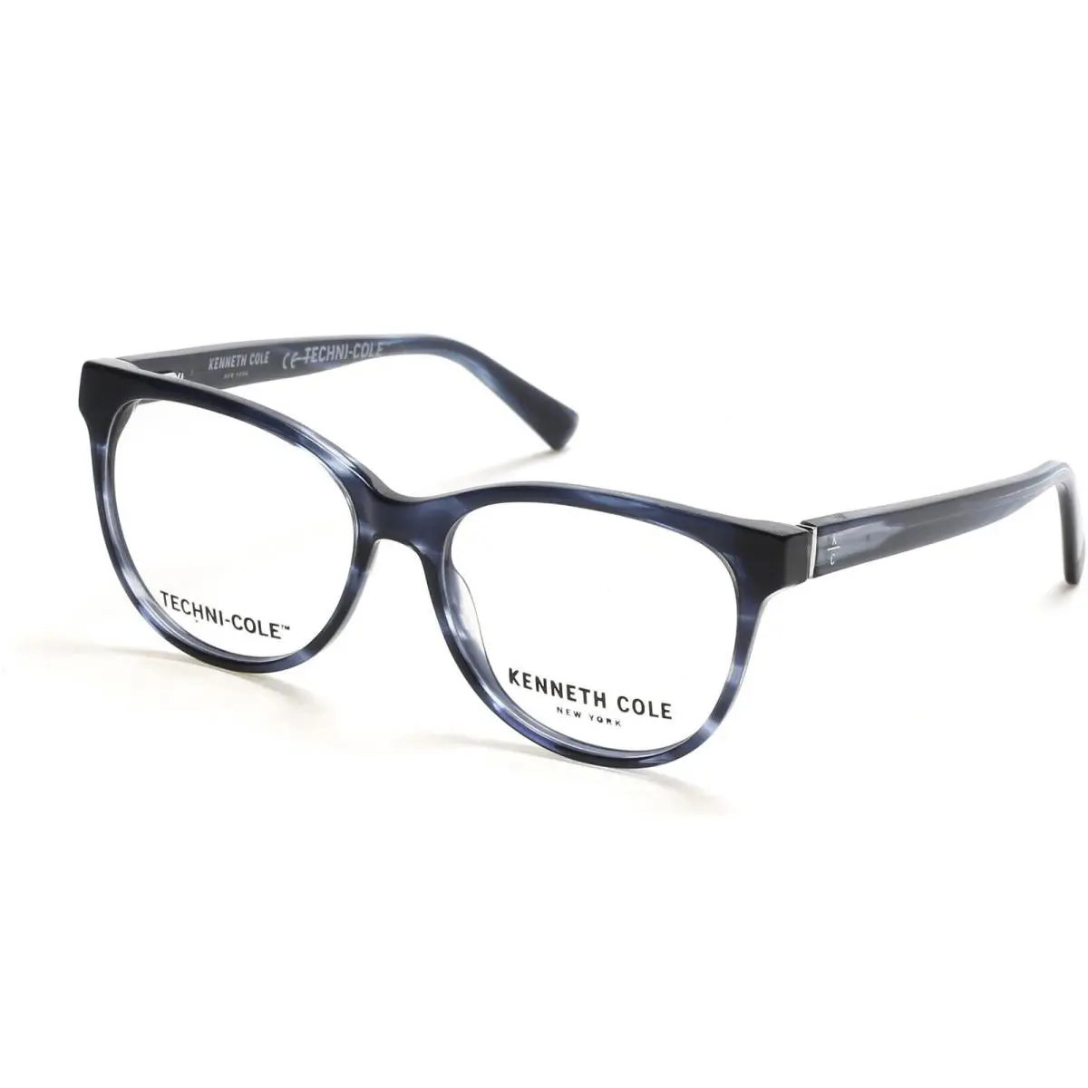 Kenneth Cole Reaction KC0334 Blue 090 Plastic Eyeglasses Frame 52-15-140