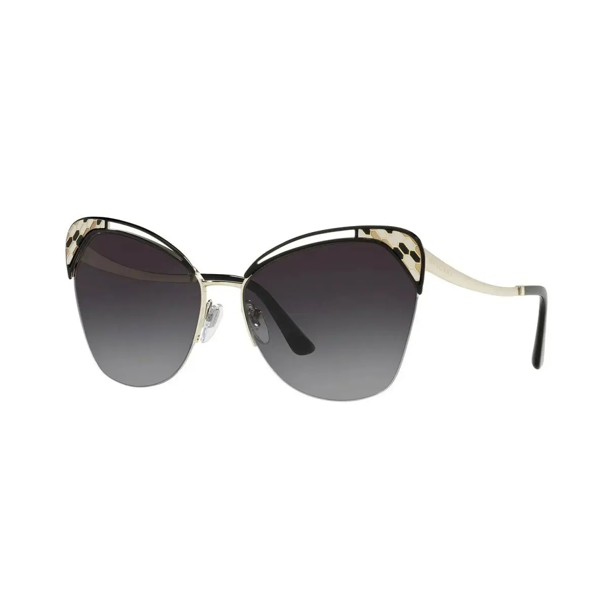 Bvlgari Serpenti BV 6161 Gold/grey Shaded 278/8G Sunglasses - Frame: Gold, Lens: Grey Shaded