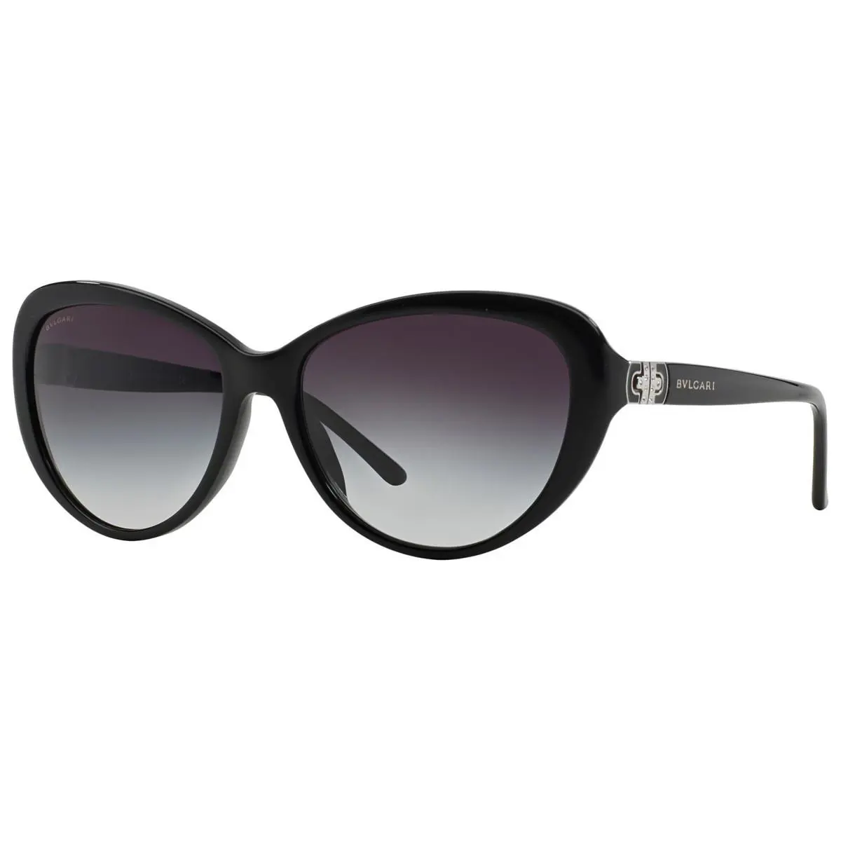 BV 8131B 501/8G Sunglasses Black / Grey Gradient Lens by Bvlgari