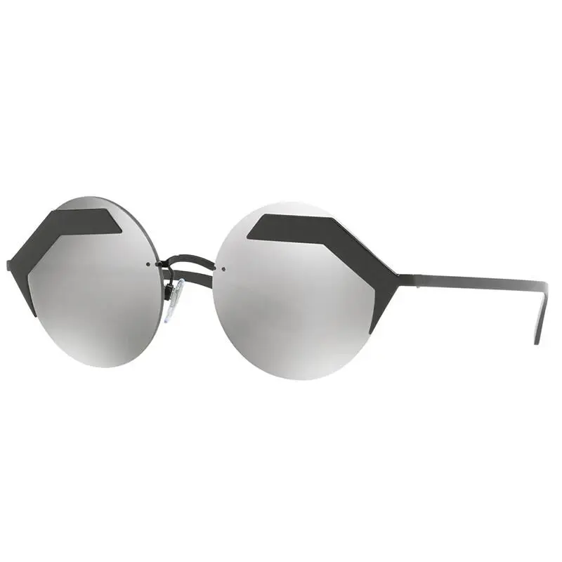 Bvlgari BV6089 Pale Black Matte Black/light Grey Silver Lens