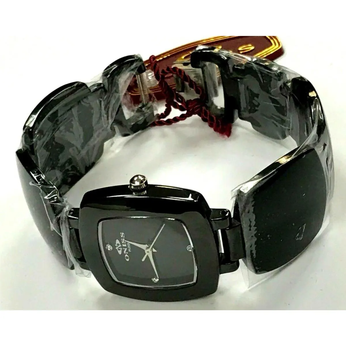 Oniss Paris ON8050-L/BK Black Hi-tech Ceramic Ladies Quartz Watch Warranty