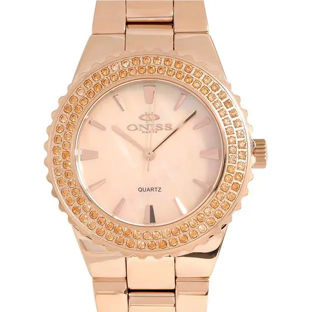 Oniss Paris Collection Ladies Watch Crystal Mother of Pearl Stsl