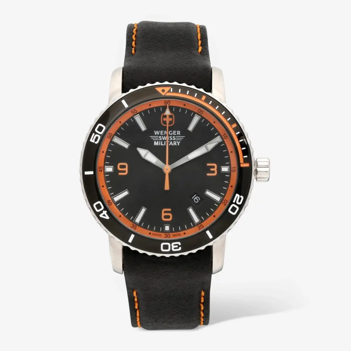 Wenger Swiss Army Men`s Roadster 43mm Watch 01.0841.201C