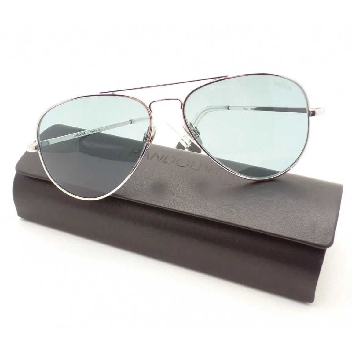 Concorde White Gold Blue Hydro 57mm Skull Usa Sunglasses cr231 by Randolph