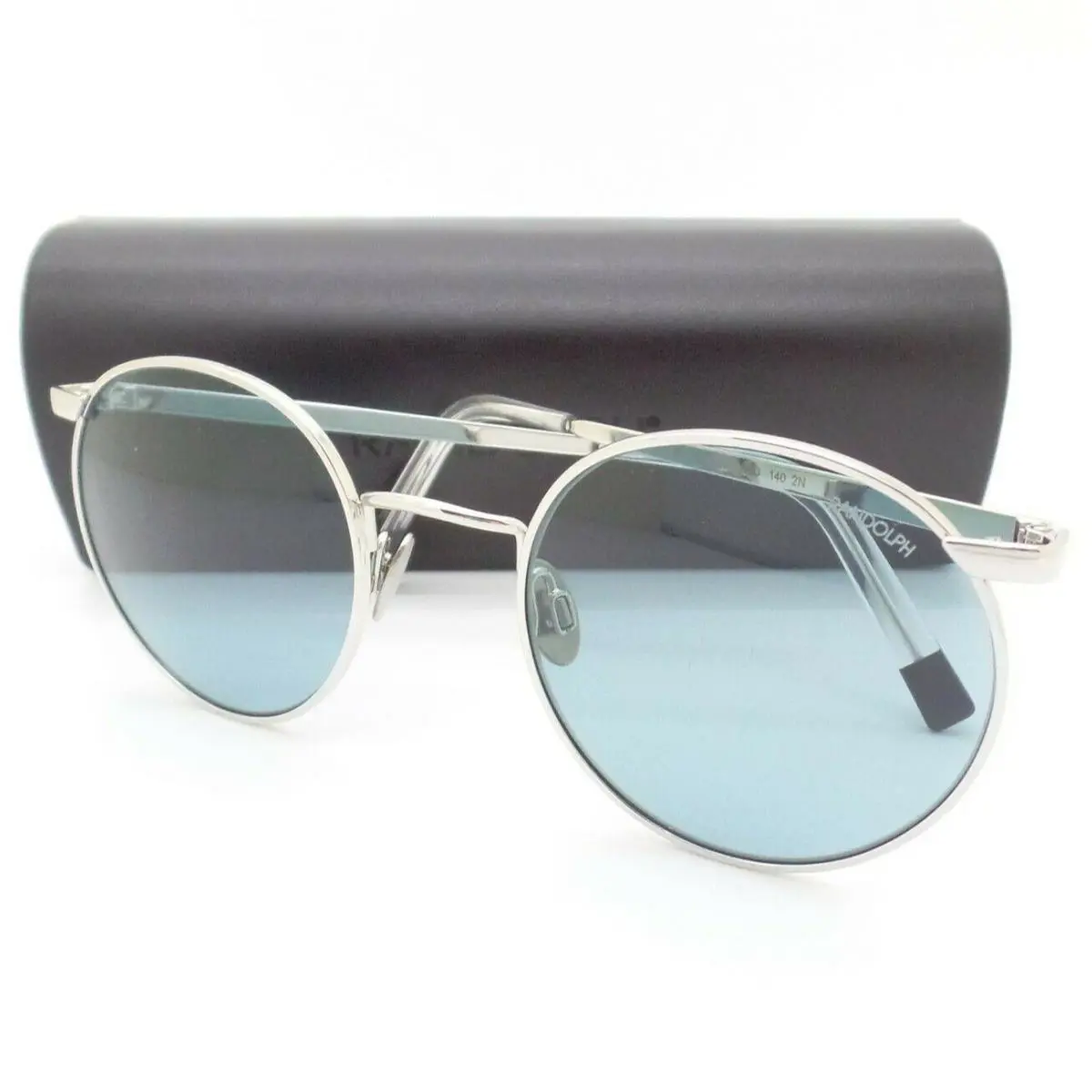 Randolph P3 P3042 White Gold Blue Hydro 51mm Skull Usa Sunglasses