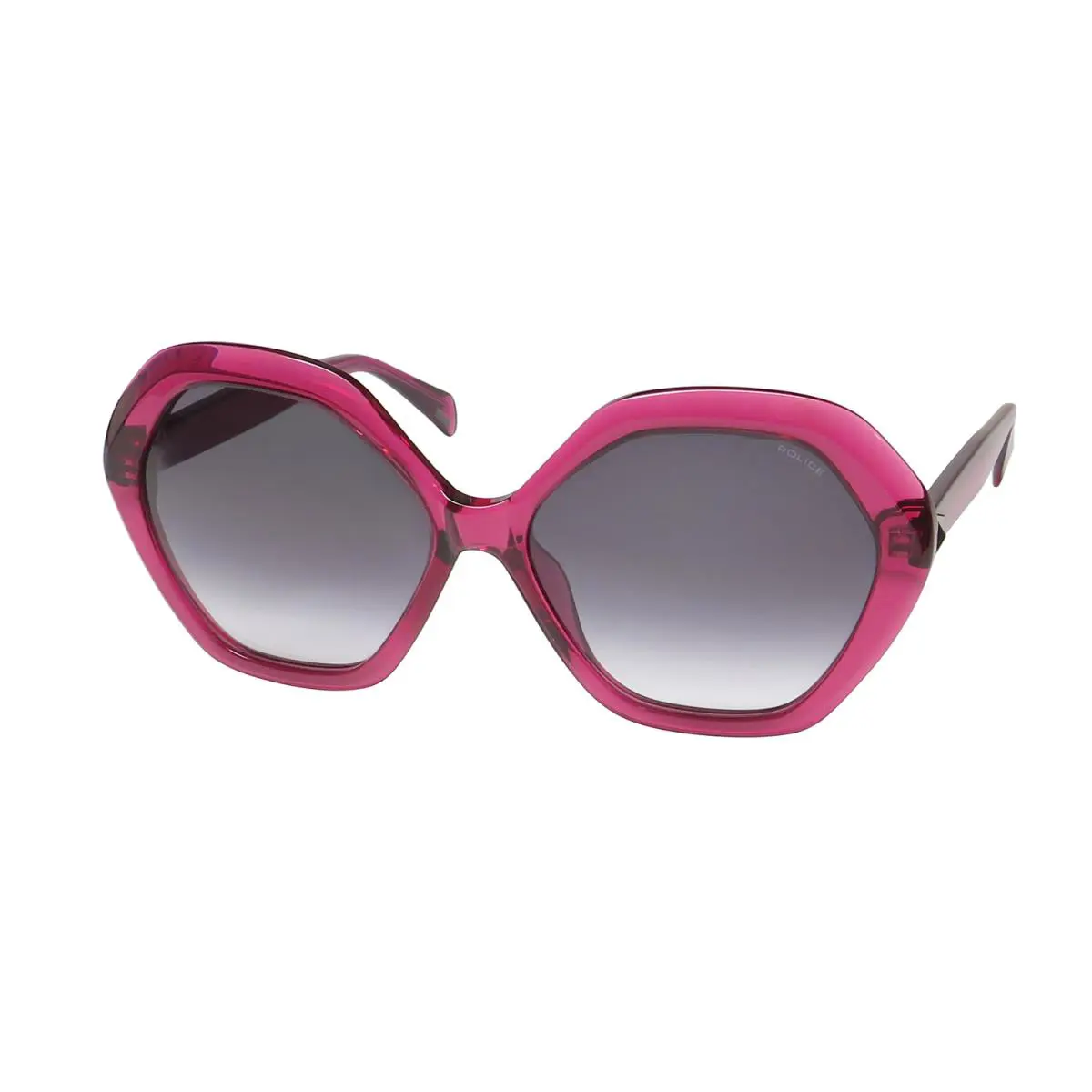 SPLD29 Sunglasses Gradient Tint Lenses Uv/uvb Protection Womens Rare Burgundy Transparent by Police