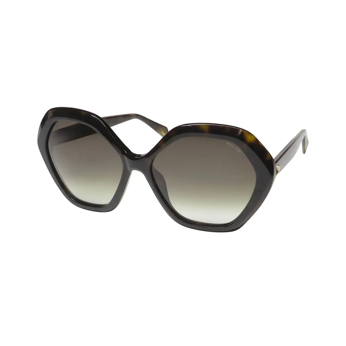 SPLD29 Sunglasses Gradient Tint Lenses Uv/uvb Protection Womens Rare Shiny Dark Havana by Police
