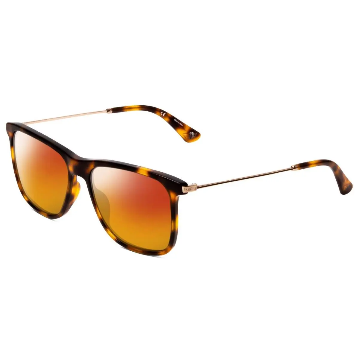 SPL572 Classic Designer Polarized Sunglasses Brown Silver 56 mm 4 Options Red Mirror Polar by Police