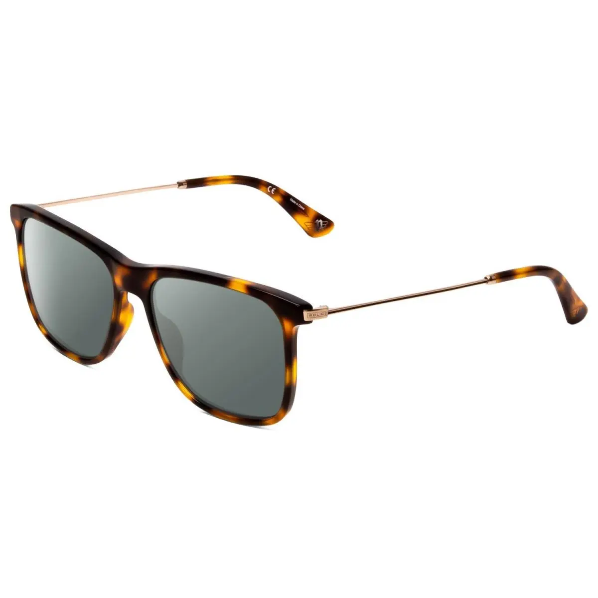 SPL572 Classic Designer Polarized Sunglasses Brown Silver 56 mm 4 Options Smoke Grey Polar by Police