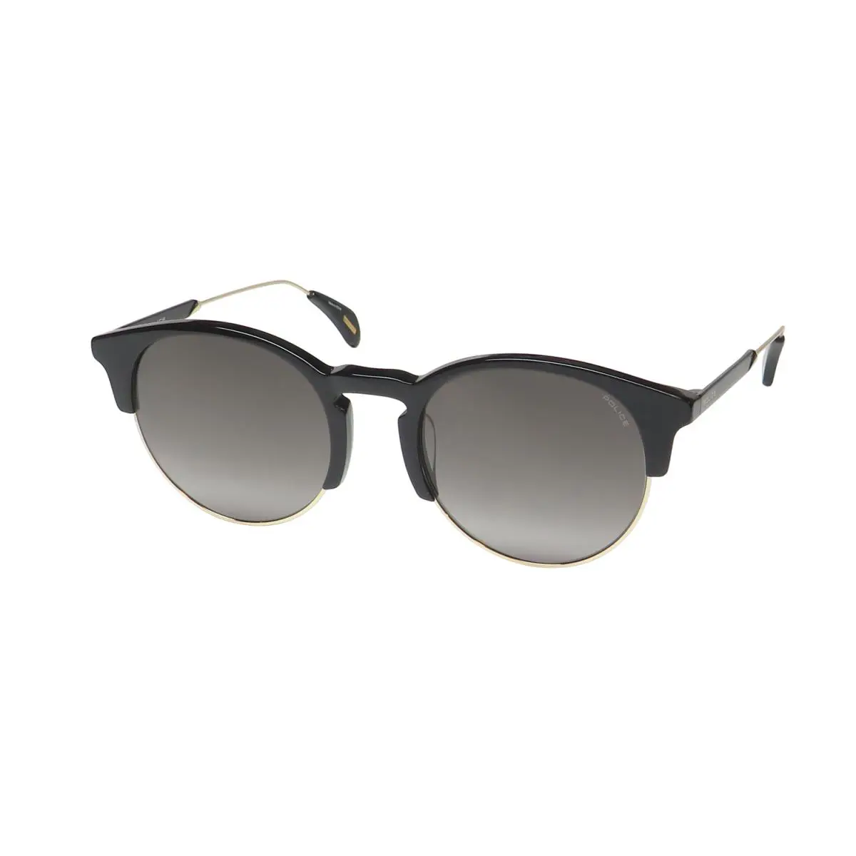 SPL738 Sunglasses Browline Shape Sunglasses Uv/uvb Protection Modern Black by Police