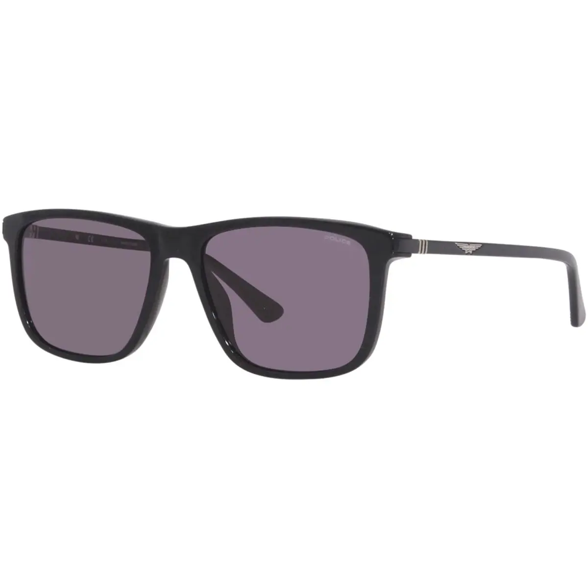 Origins 47 Men`s Classic Square Sunglasses - SPLE05M57 Black/Grey (0700) by Police